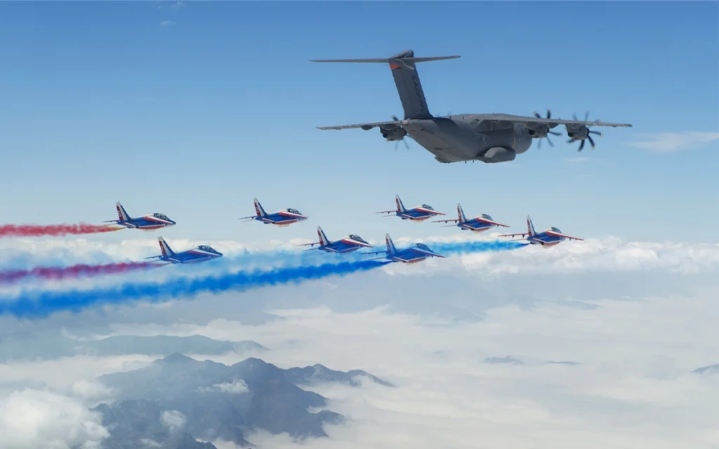 The behemoth Airbus A400M nearly tips over in front of hundreds of spectators as this pilot almost loses control by hitting the brakes too hard