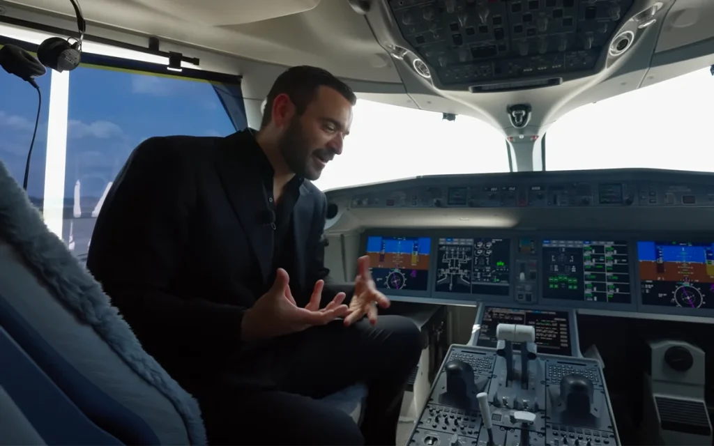 The ACJ 220 is an Airbus private jet worth $80,000,000, and this YouTube personality has given us a full tour of its fluffy cockpit and luxury bedroom suite
