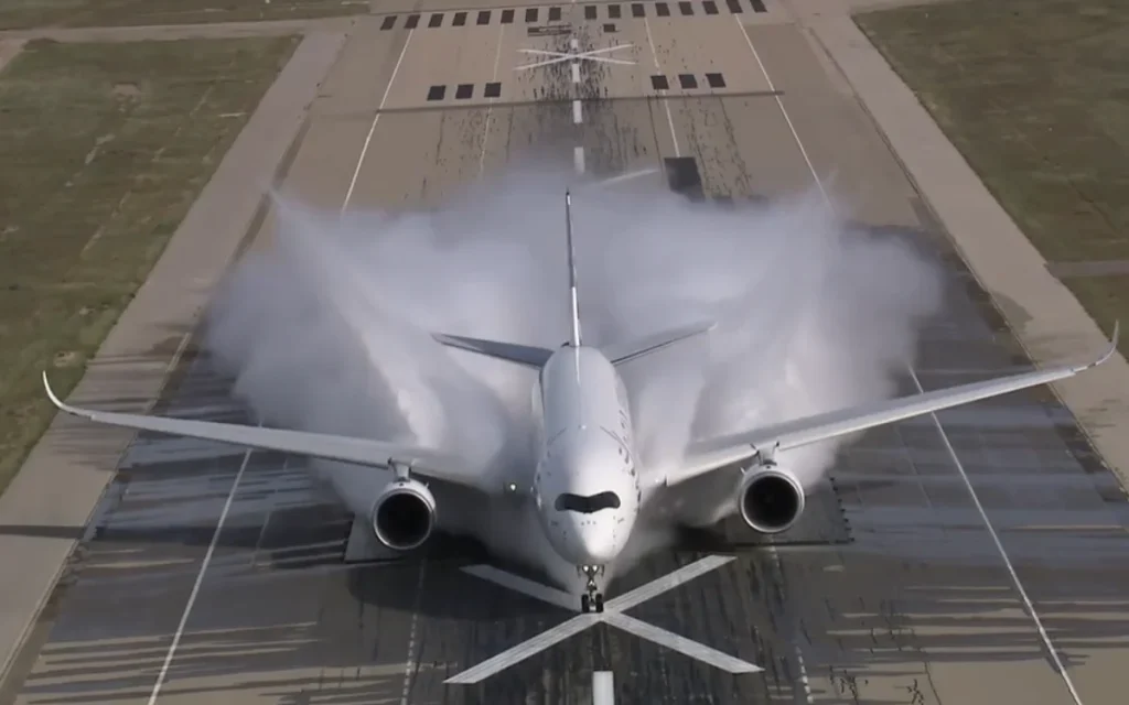 Airbus recently conducted a water ingestion test - and the results are very reassuring