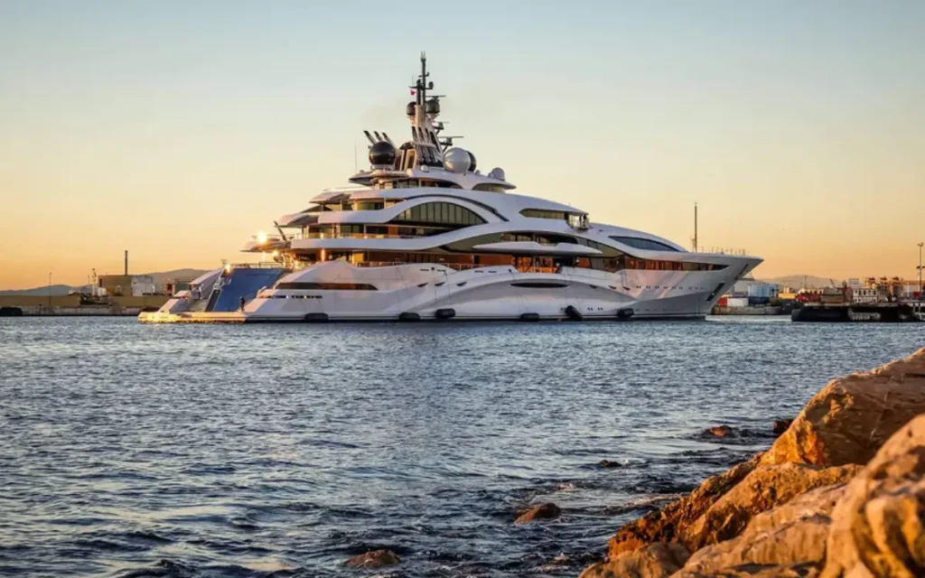 The Emir of Qatar sent a private Boeing 747 to deliver his family straight to a $500,000,000 superyacht