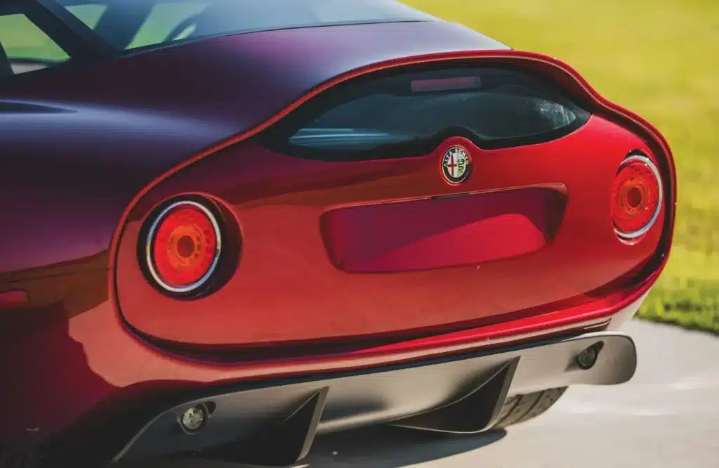 The alfa romeo tz3 blended dodge viper performance with zagato design, but its unusual pickup tailgate remains the most surprising detail