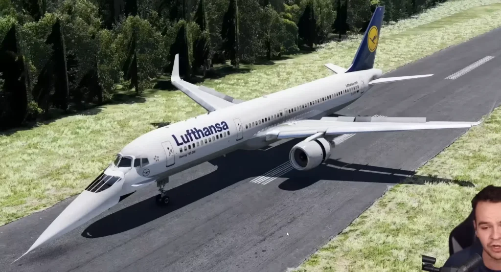 Man builds virtual supersonic Boeing 757 by making small tweak and people are saying it's an 'Alibaba Concorde'