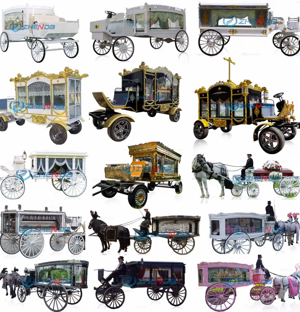 You can buy a selection of elaborate electric hearses on Alibaba for a few thousand dollars