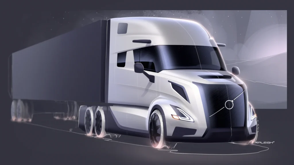 Volvo is seeing a huge 8,200% growth in its electric semi truck dealer network 