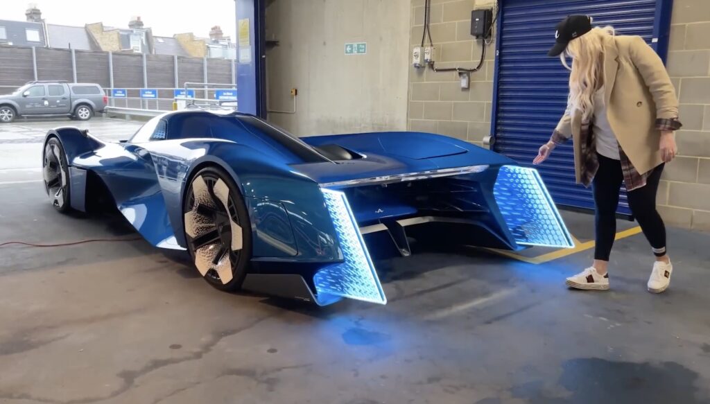 Alpine Alpenglow hypercar rear