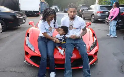 American-rapper-DDG-gifts-Ferrari-F8-Tributo-to-1-year-old-son