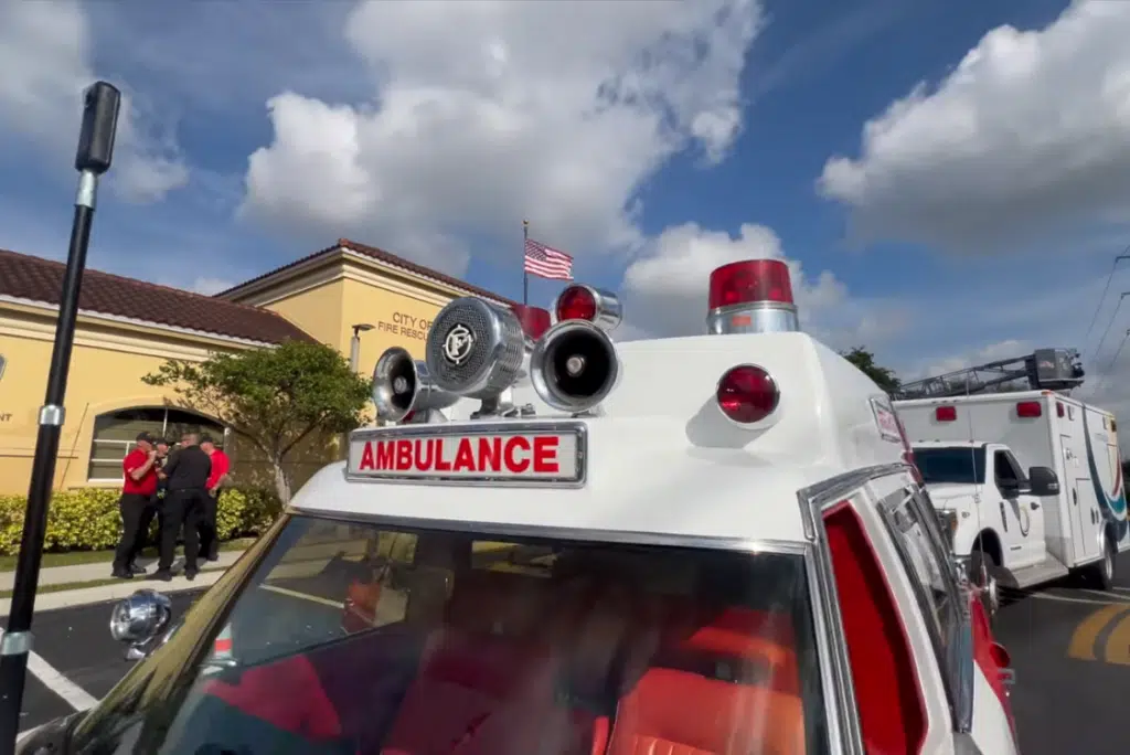 Americans oldest licensed Ambulance recently drove 3233 miles cross-country