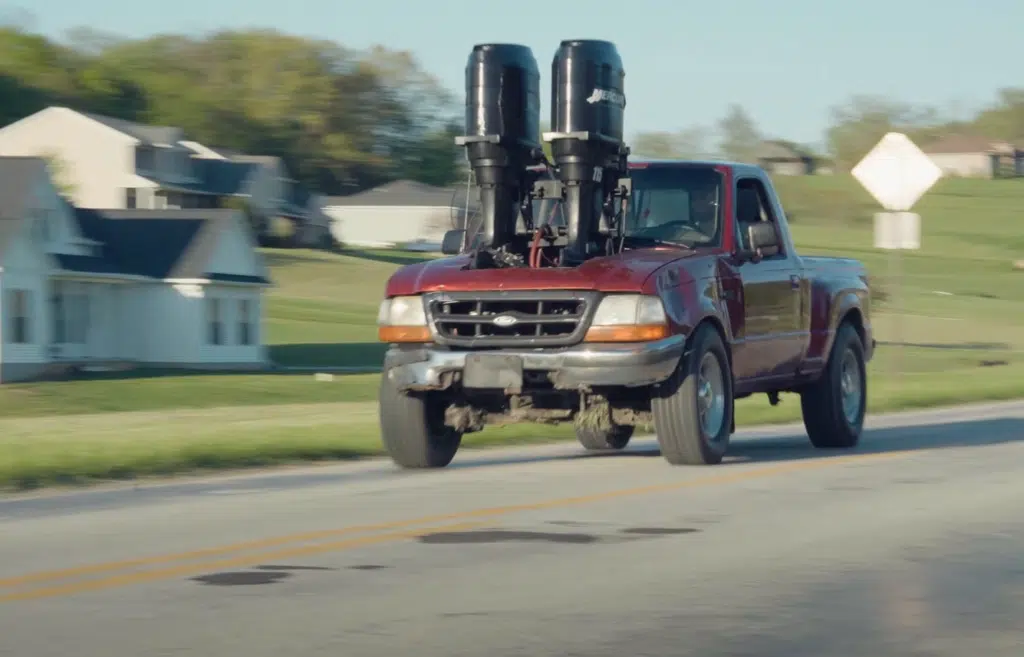 This Ford Ranger 200hp build features a wild boat motor swap using twin Mercury outboard engines in one of the craziest YouTube car builds ever