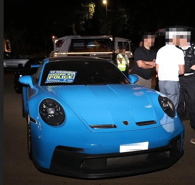 An ultra-rare, ultra-expensive Ferrari Monza SP2, along with several other similar cars, was impounded in the UK