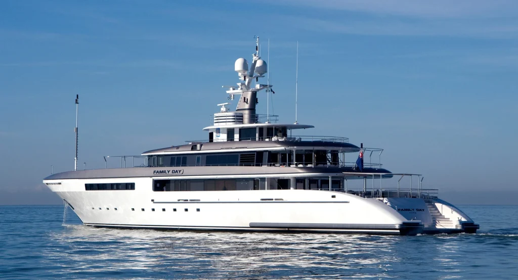 Anybody can flip a supercar or a watch, but only real heroes can flip a luxury superyacht