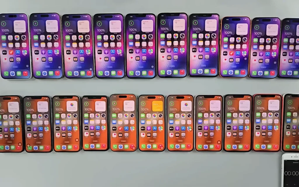 Man does battery drain test with an iPhone 17, Pro and Pro Max to see which performs best