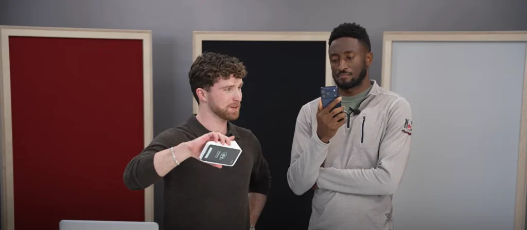 Marques Brownlee tests whether Apple Pay can work on a locked iPhone and a $10,000 charge goes through