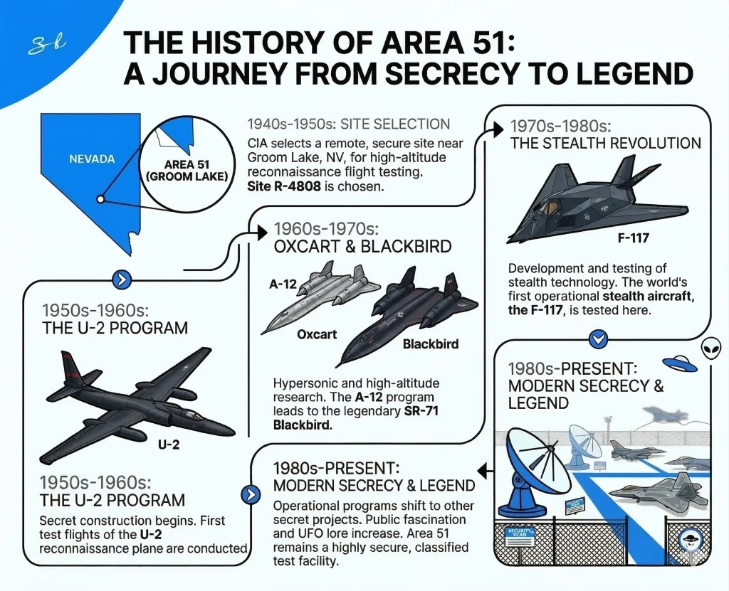 Man drives along the edge of Area 51 hoping to uncover secrets and ends up being watched by a Ghost Hawk helicopter
