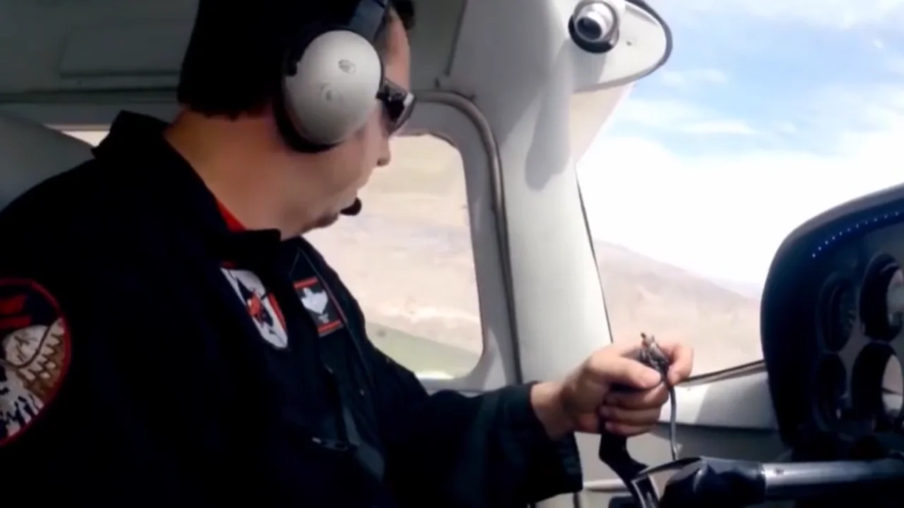 Pilot flying civilian aircraft tries to see how close he can get to Area 51 before he's told to get out of there