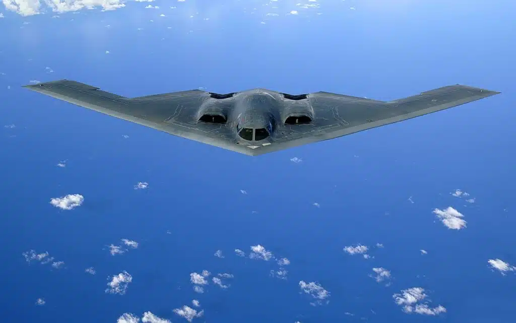 Stralth army aircraft B-2 Spirit looks like UFO