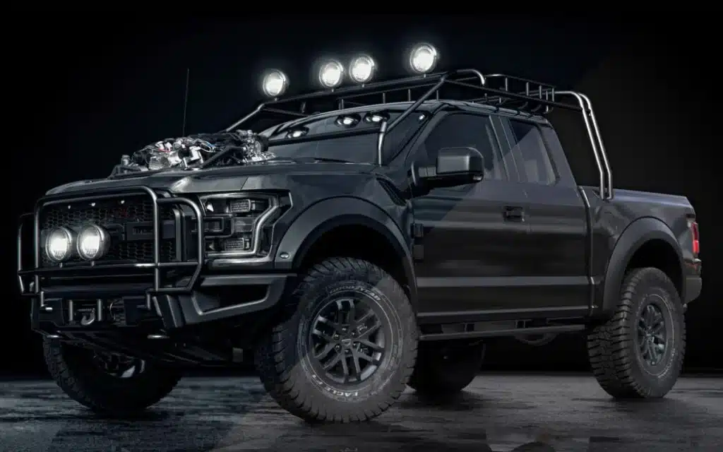 Artist-designs-apocalypse-proof-Ford-Raptor-with-a-huge-V8