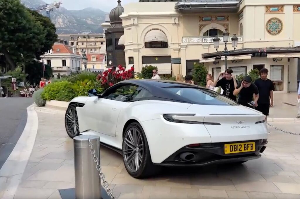 Aston Martin DB12 in Monaco