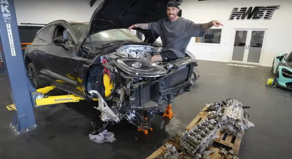 Man who bought Aston Martin DBX dirt cheap because it was completely submerged underwater finally attempts to start it