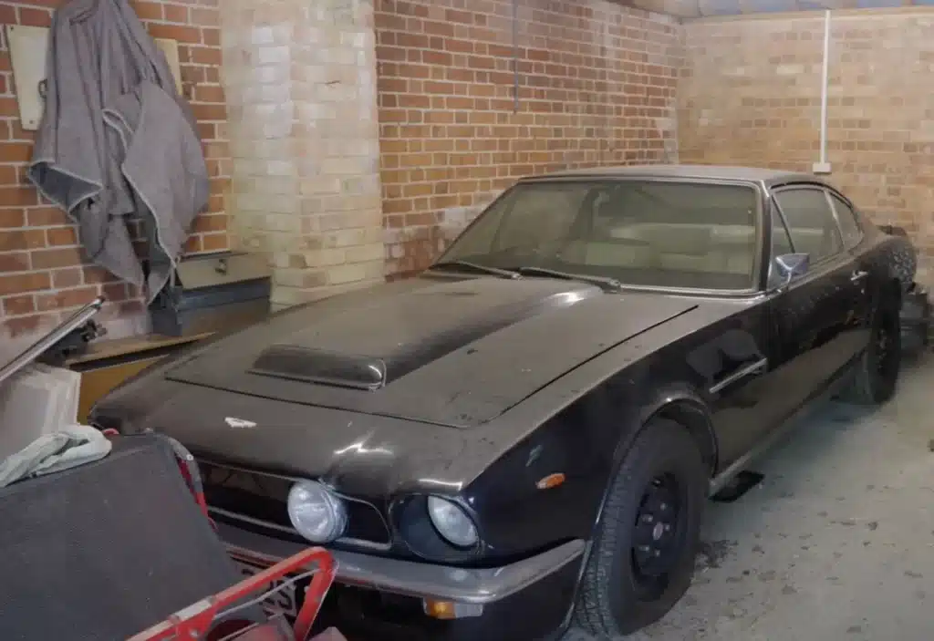 Aston Martin V8 Vantage barn find