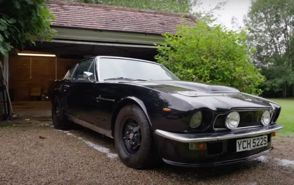 Aston Martin V8 Vantage barn find