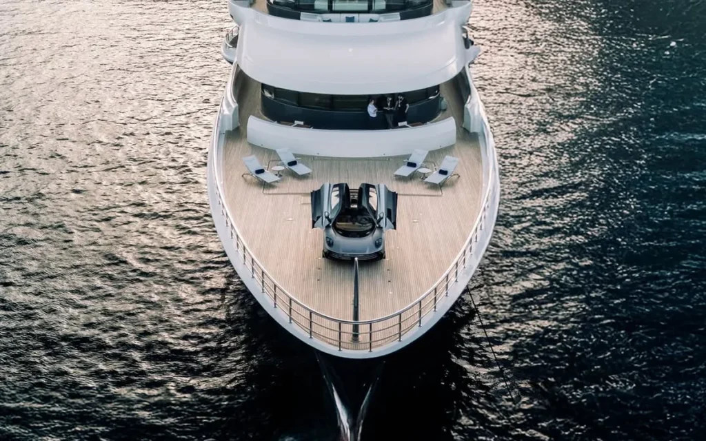 Aston Martin has showcased its new flagship $1M Valhalla hypercar in the finest way possible, parking it on the deck of a $200M boat at the Monaco Yacht Show