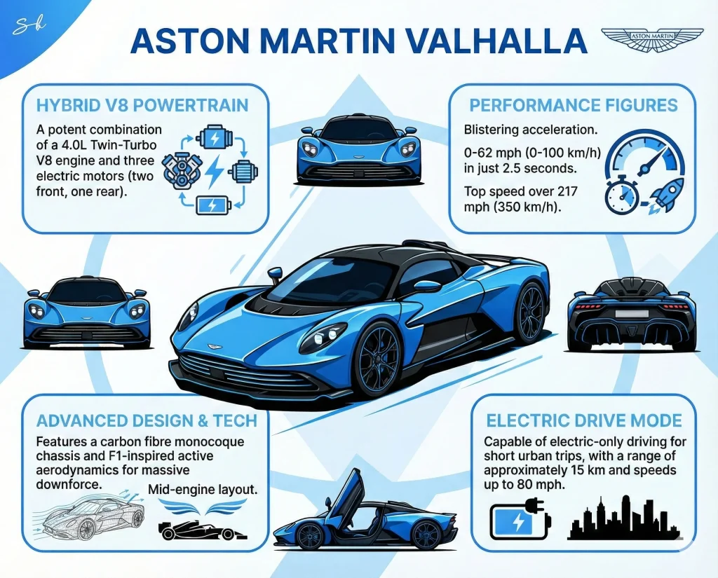 Gordon Ramsay drives his ultra-rare $1,100,000 Aston Martin Valhalla supercar around London then runs into an awkward problem