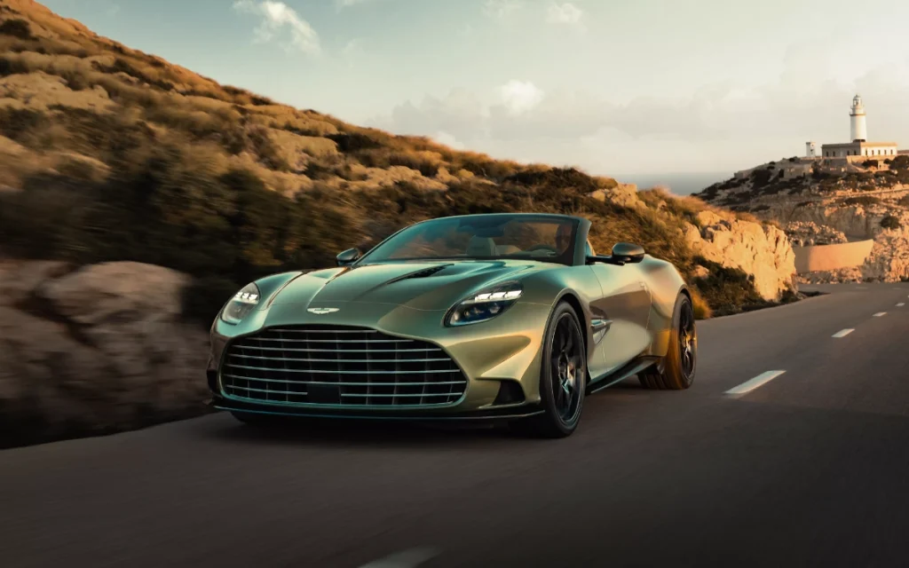 There is only one option for the $500,000 Aston Martin Vanquish Volante that doesn't have a comma in the price