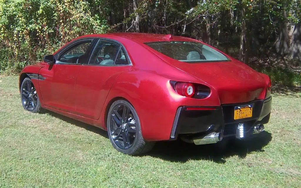 Shop in New Jersey created an Aston Martin Vanquish Zagato replica based on an old Chevrolet Malibu