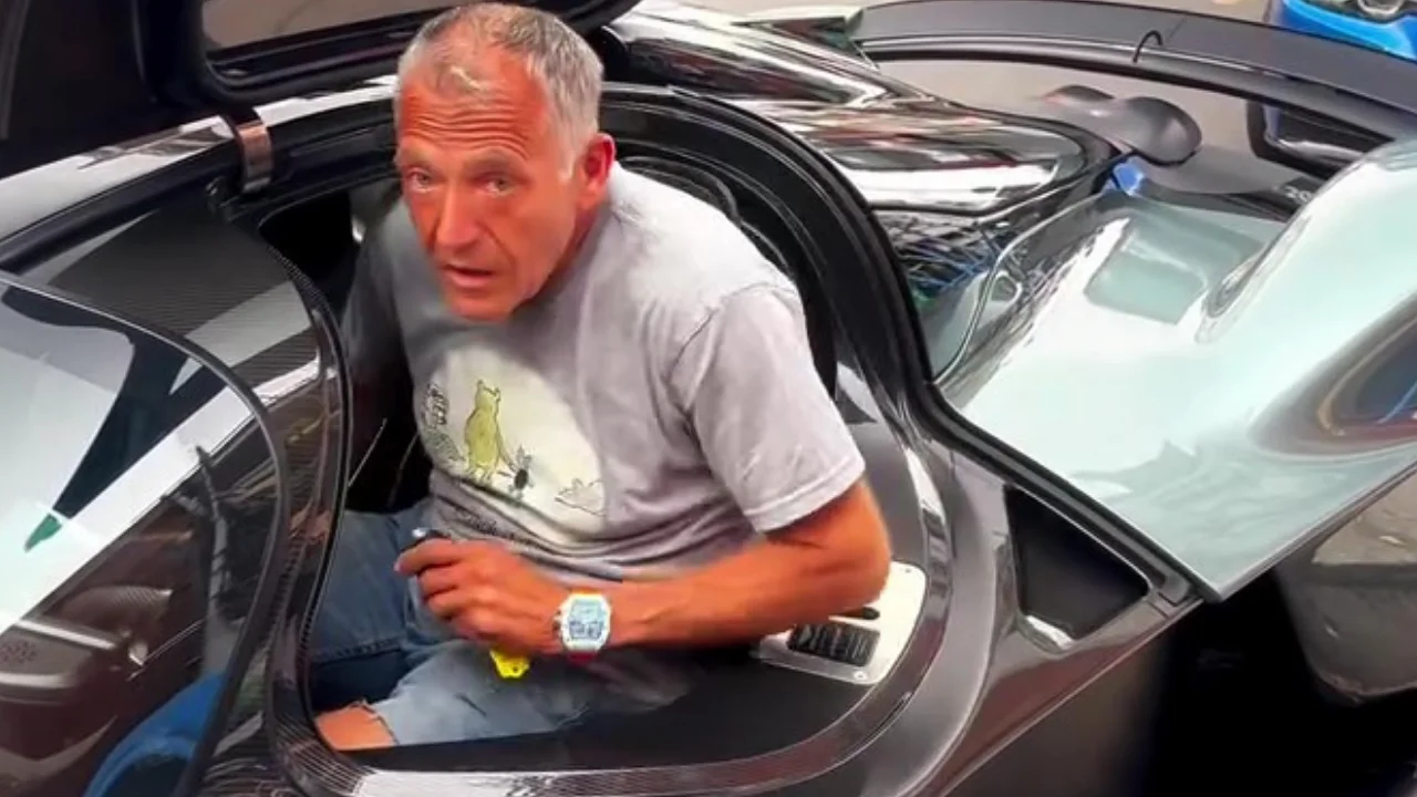 Man casually drives his $3M Aston Martin Valkyrie to do his grocery shop in wild flex