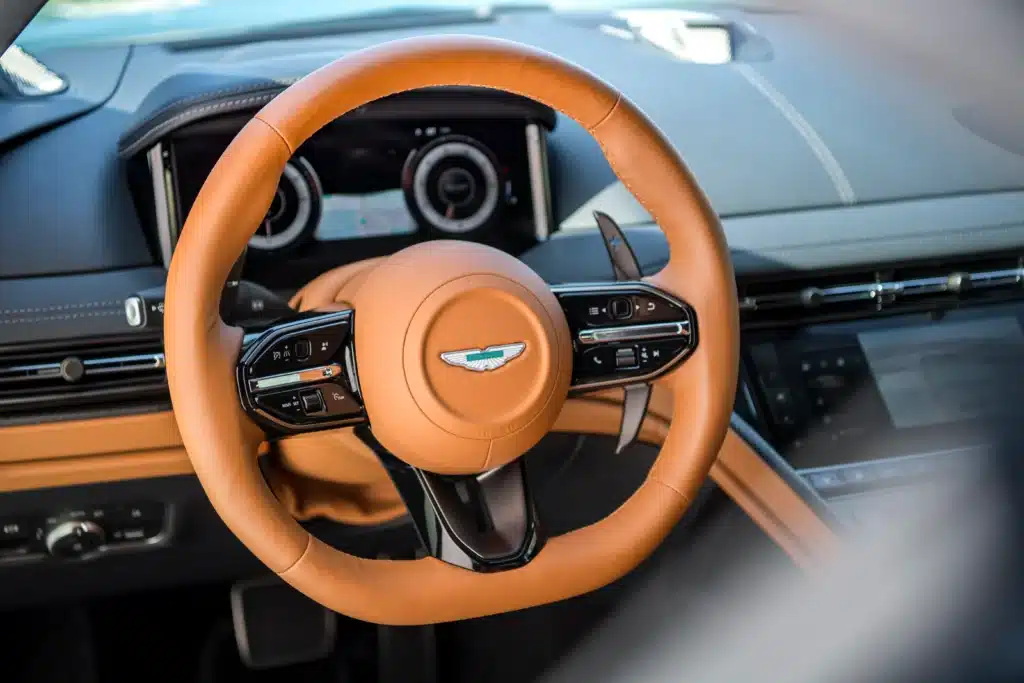 The Aston Martin V8 in cars like the Vantage uses Mercedes-AMG engines, a partnership that secures performance and keeps the brand competitive