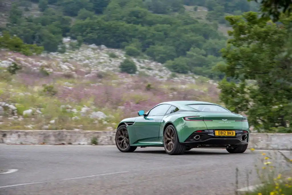 The Aston Martin V8 in cars like the Vantage uses Mercedes-AMG engines, a partnership that secures performance and keeps the brand competitive
