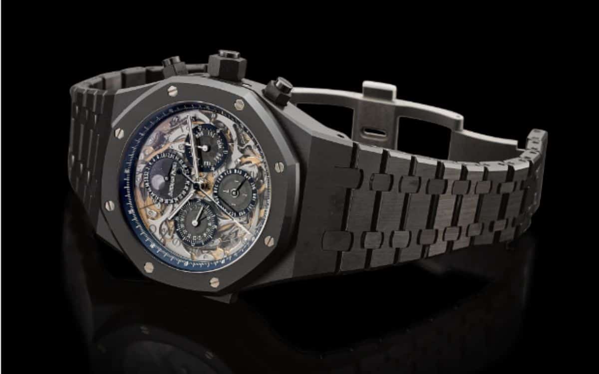 This ceramic Audemars Piguet watch sold for more than $1.1 million.