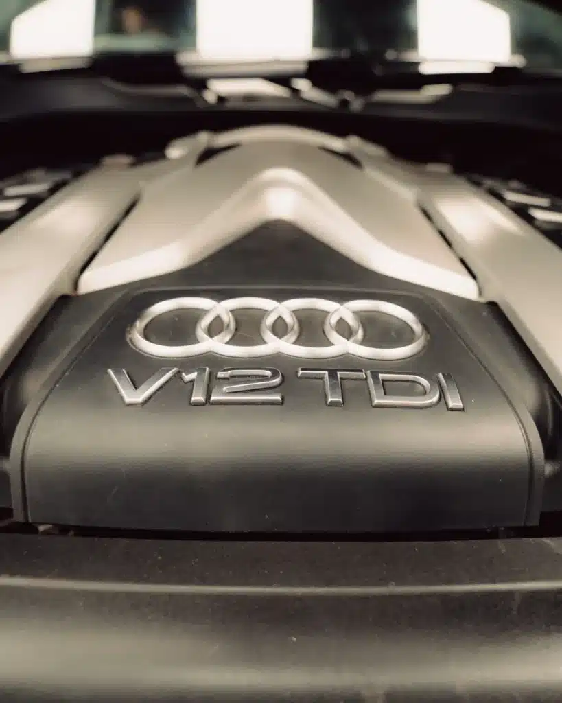 The V12 Audi Q7 was directly borne from Audi's success in the American Le Mans Series - so Audi decided to stick a V12 in its flagship SUV. Bugatti Veyrons are more common than this Q7.