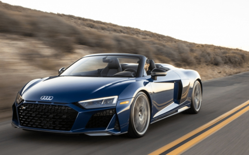 The Audi R8 very much appears to be still alive.