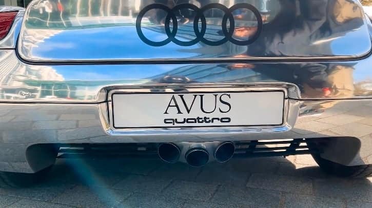Audi Avus Quattro exhaust