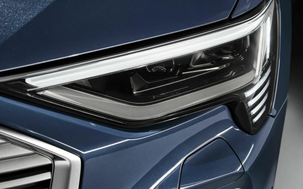 Audi’s new LED Digital Matrix headlights are illegal in America but when seeing them in action it's hard to see why