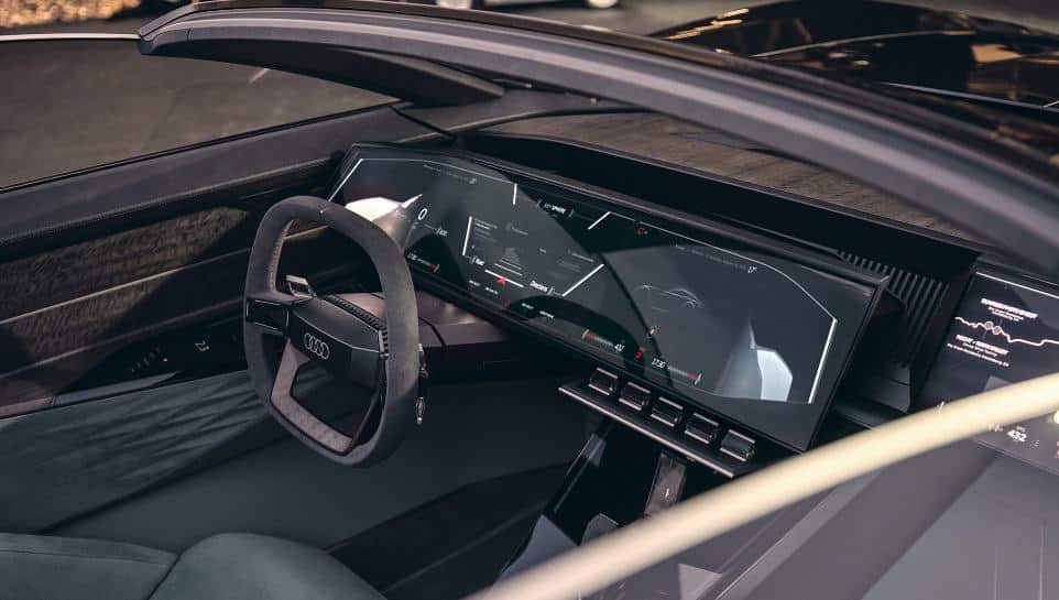Audi Skysphere steering wheel