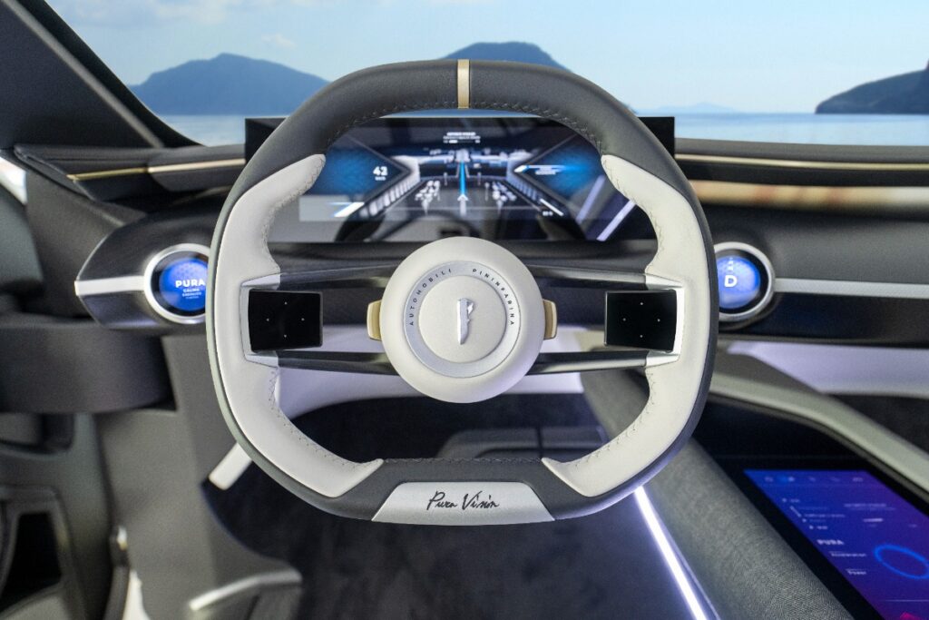 Automobili Pininfarina Pura Vision, steering wheel