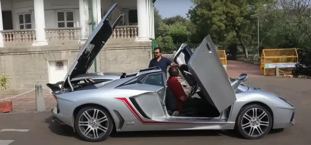This ‘silver shark’ started life as a Honda Civic and ended up looking like a Lamborghini