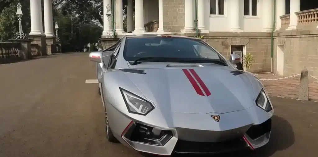 This ‘silver shark’ started life as a Honda Civic and ended up looking like a Lamborghini