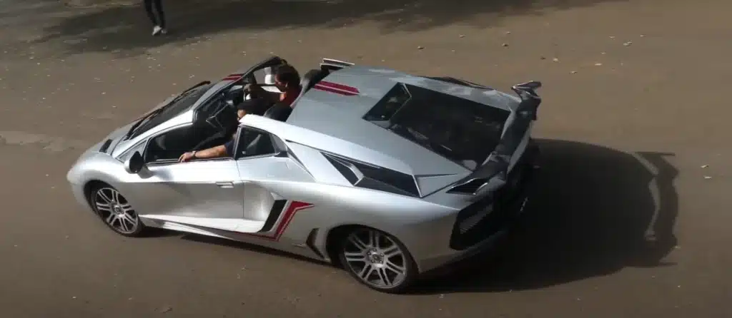 This ‘silver shark’ started life as a Honda Civic and ended up looking like a Lamborghini