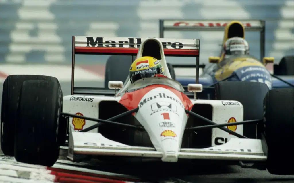 Recently remastered footage sees Formula 1 icon Ayrton Senna complete a qualifying lap at 1991 British Grand Prix - and the speed of Ayrton Senna is incredible