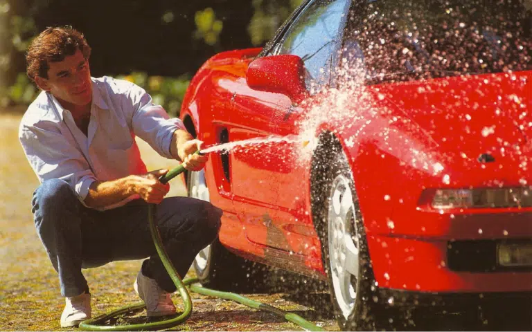 Brazil's Ayrton Senna loved the Honda NSX-R so much that he drove it in his loafers