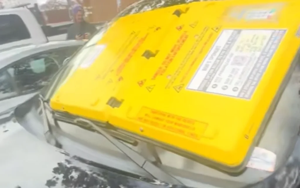 Philadelphia driver gets suctioned into a parking fine thanks to the Barnacle clamp