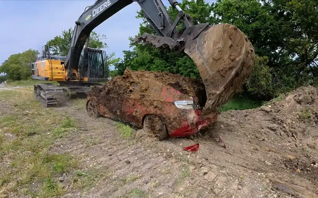 American buried his $100,000 BMW X6M for two years and is shocked by what happens after digging it up