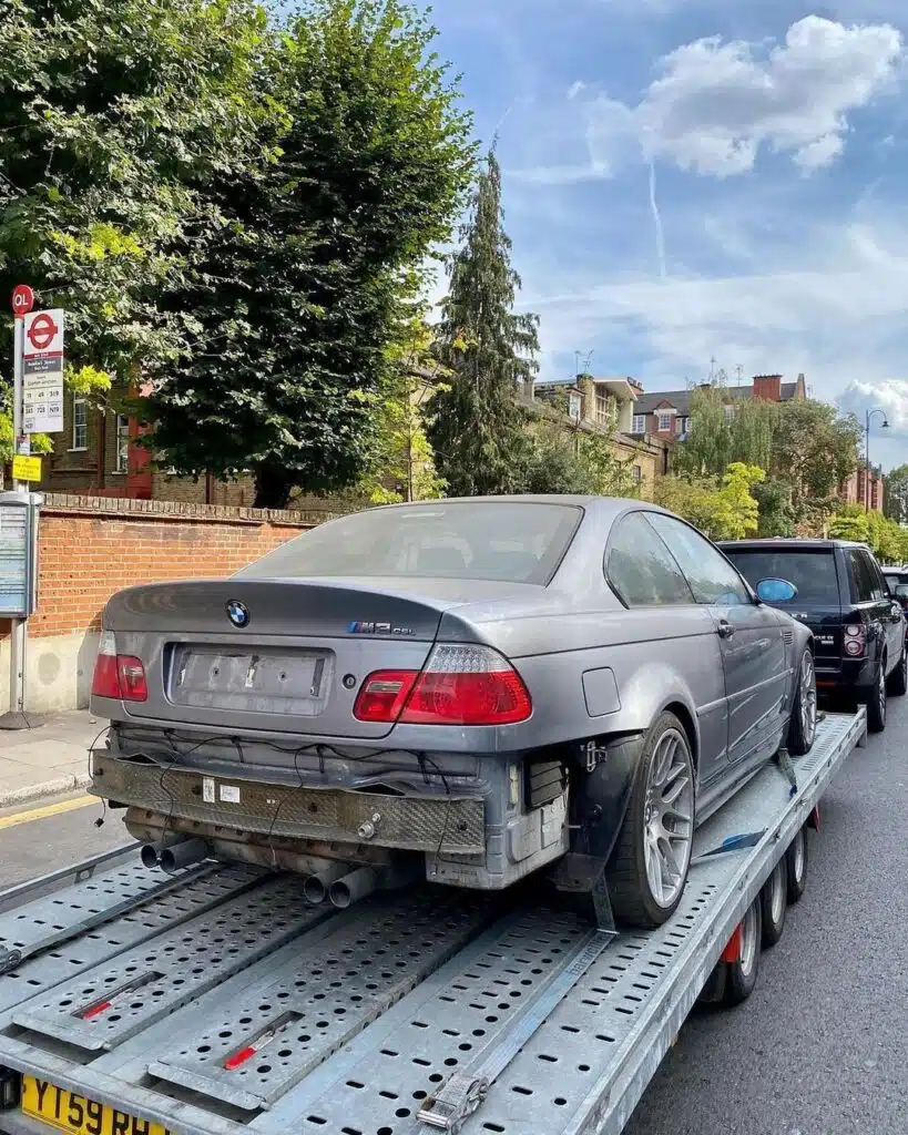 Mysterious BMW M3 CSL abandoned in London moved after nearly 20 years