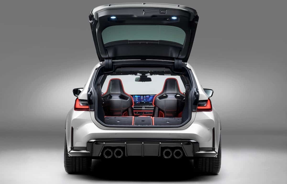 Trunk of the BMW M3 Touring