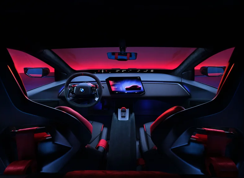 BMW unveils its first fully electric performance sedan at Le Mans the M Concept Neue Klasse