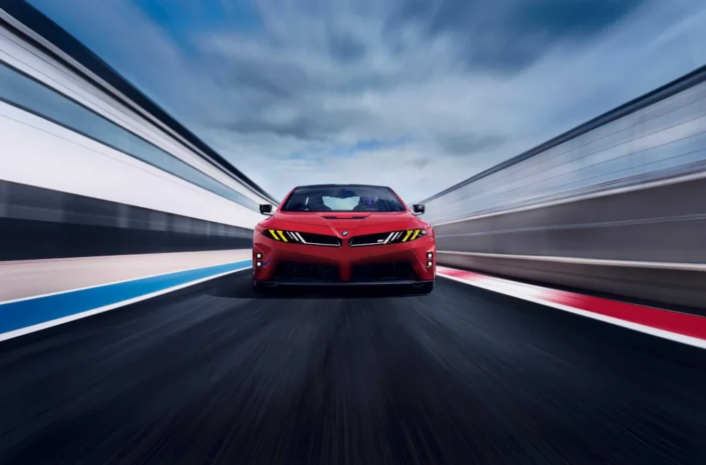 BMW unveils its first fully electric performance sedan at Le Mans the M Concept Neue Klasse