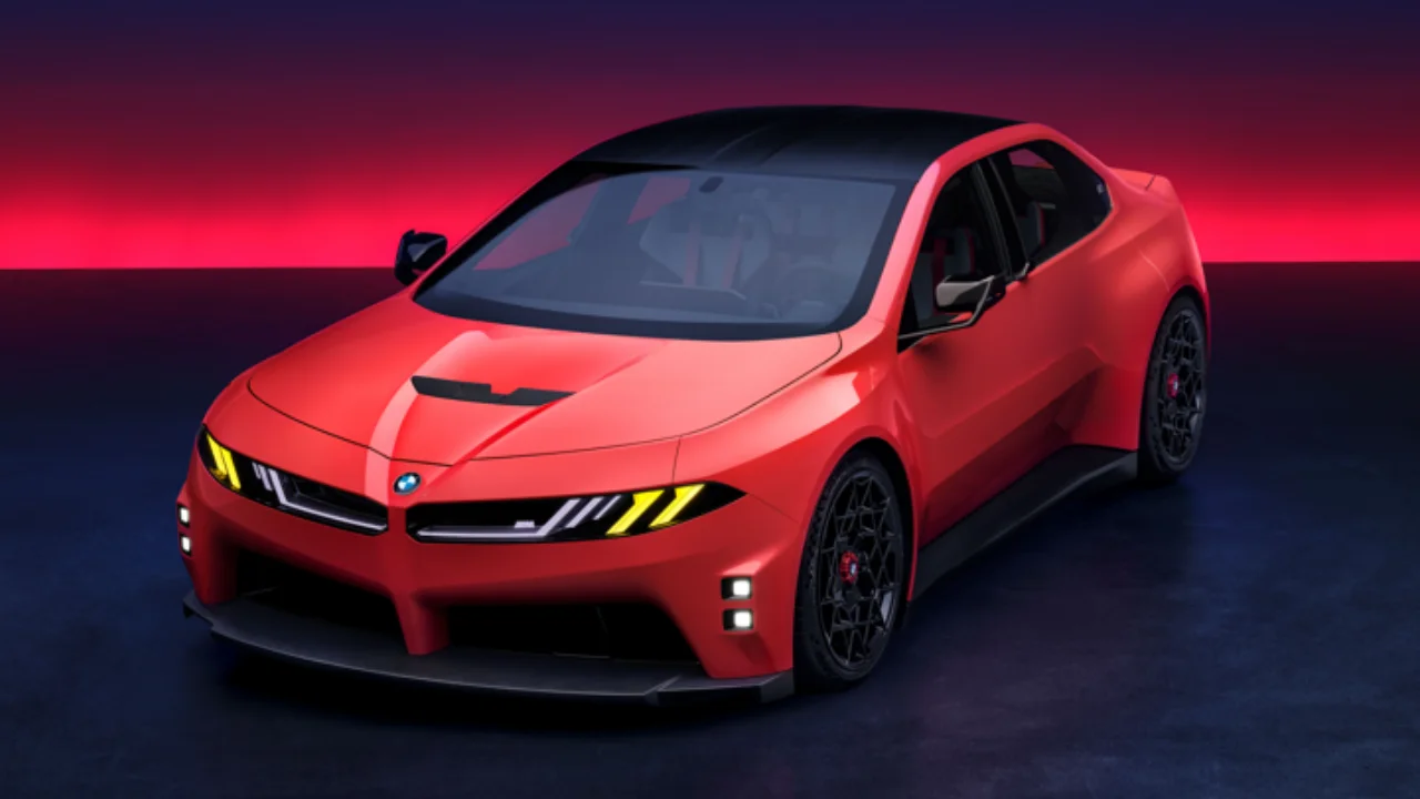 BMW unveils its first fully electric performance sedan at Le Mans the M Concept Neue Klasse
